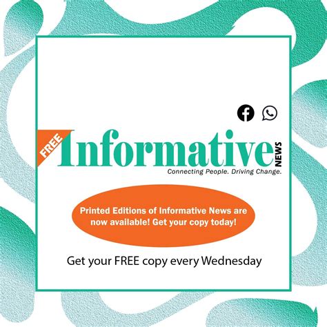Informative - ADVERT Click the link below for full Newspaper:http