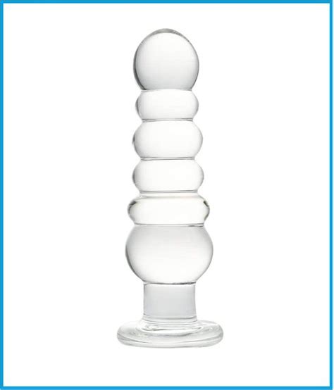 Buttplug van kristalglas 20 cm anaalplug anale dildo dia Ø 4 5 cm Ø 4 4 cm Ø bol