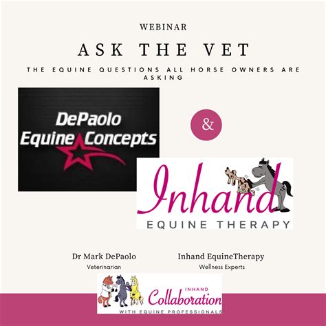 Ask The Vet Inhand And Dr Mark Depaolo Collaboration Inhand Equine