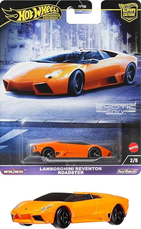 Amazon ホットウィール Hot Wheels カーカルチャー エキゾチックエンヴィー ランボルギーニレヴェントンロードスター ミニカー 才 HKC