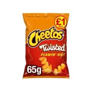 Cheetos Twisted Flamin Hot Gr Uk Import Chips Shopa