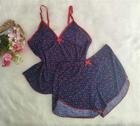 BABYDOLL DE LIGANET RF AZUL PIMENTA POA Império Lingerie