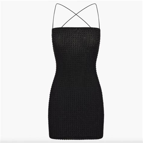 Naked Wardrobe Dresses New Naked Wardrobe Black Mini Crystal Dress