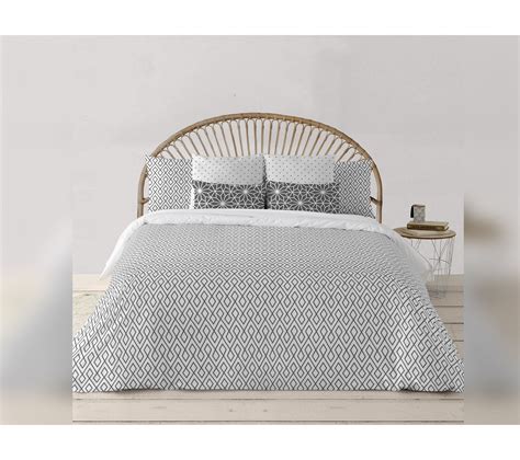 Housse De Couette Avec Fermeture À Boutons 100% Pur Coton 1 PCe En Gris