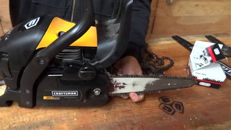 Craftsman Pro Series 20 Chainsaw To Full Throttle Youtube