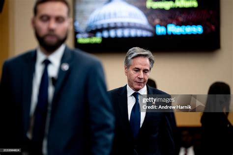 U S Secretary Of State Antony Blinken Returns To A House Foreign