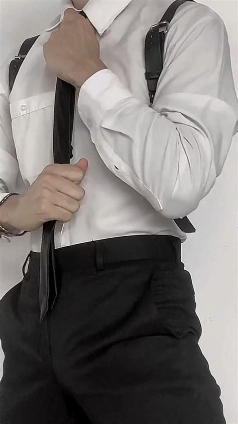 Hot Korean Guy Tying Tie