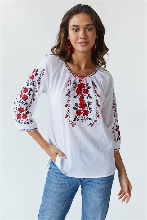 Plus Size Blouse Traditional Romanian Blouse Folk Blouse Etsy