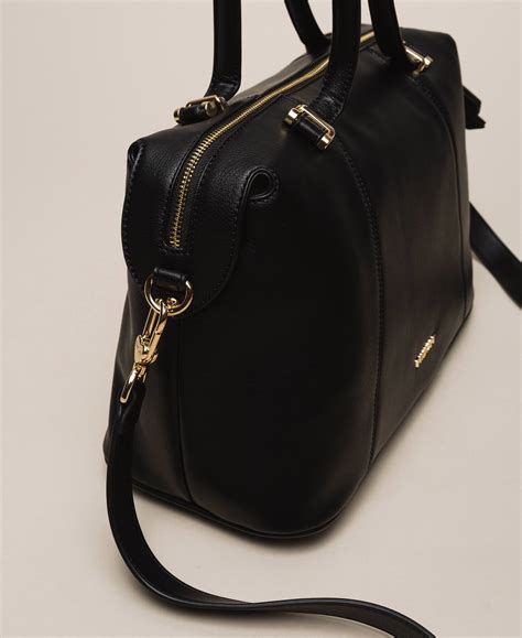 Bolso de piel sintética Mujer Negro TWINSET Milano