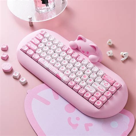 Yunzii C Wireless Mechanical Keyboard Gaming Keyboard Hot Swap Triple Mode Bt G