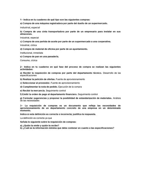 Tema 2 Tipos De Compras Pdf
