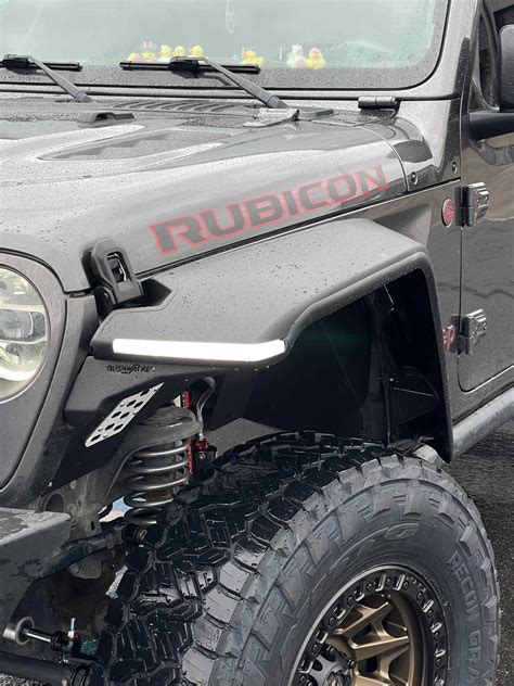 Bushwacker HyperForm Fender Flares For 18 23 Jeep Wrangler JL Quadratec