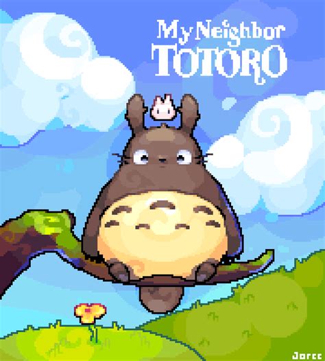 Windy Totoro Rpixelart