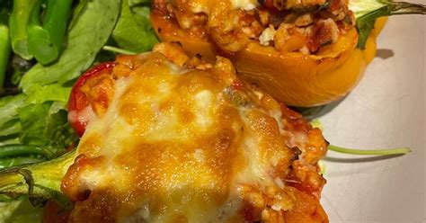 Turkey Stuffed Peppers Recipe By Kate Carless Cookpad