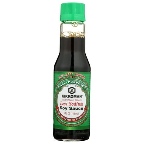 Kikkoman Soy Sauce Less Sodium 5 Oz