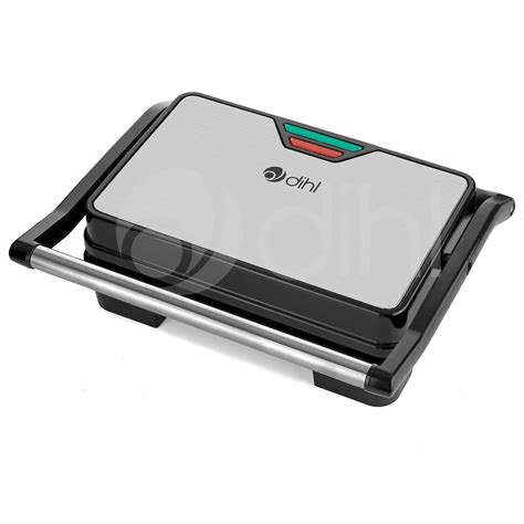 Sandwich Toaster Panini Grill Machine Electric 850w Silver Double Sandwich Press 5060623531522