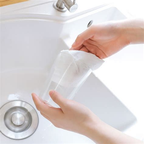 50PS одноразовая Нетканая ленивая тряпка Абсорбирующая ворса Lazy ...