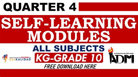 Th Quarter Self Learning Modules Grade All Subjects The Teacher S Hot