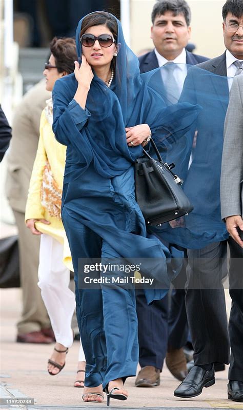 Pakistan Foreign Minister Hina Rabbani Khar Arrives At Air Force