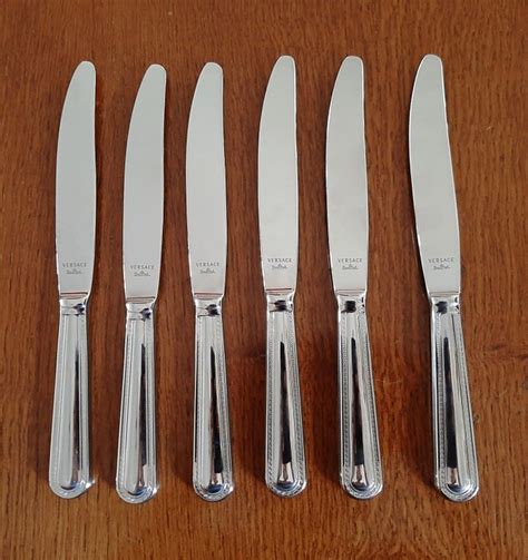 Versace Rosenthal Table Knife Set 6 Steel Stainless Catawiki