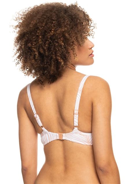 Women Roxy Bikinis Palm Tree Dreams Underwired D Cup Bikini Top Toast S Palm Tree Roselyn Simon