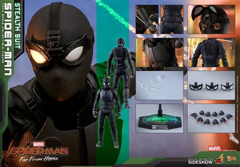 Spider Man Stealth Suit Sixth Scale Figure By Hot Toys
