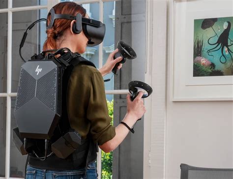 The upgraded HP VR Backpack G2 won't tie you down with any cords