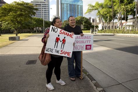 Same Sex Marriage Protest Editorial Photo Image Of Lesbian 7100116