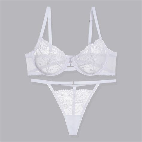 Oem Lace Lingerie Bra Embroidery Fabric Sexy Lace Bra Brief Sets Women Underwear Lingerie Bra