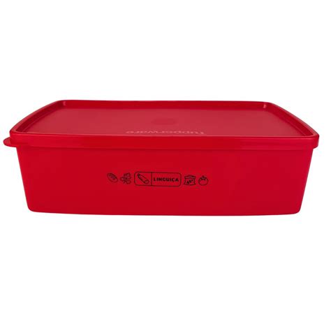 Tupperware Caixa Ideal Mix Lingui A Litro Vermelho Comprar