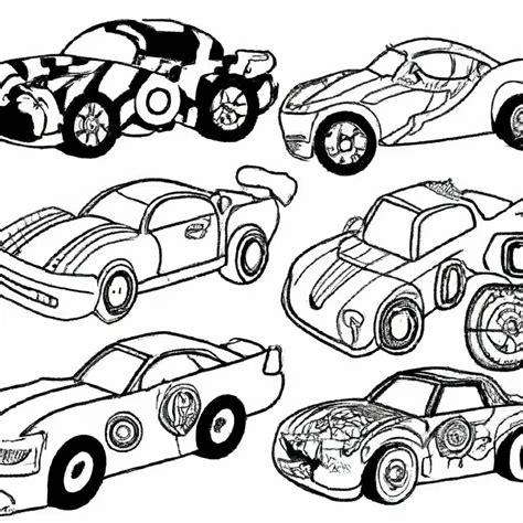 Carrinhos Do Hot Wheels Desenhos Para Imprimir E Colorir