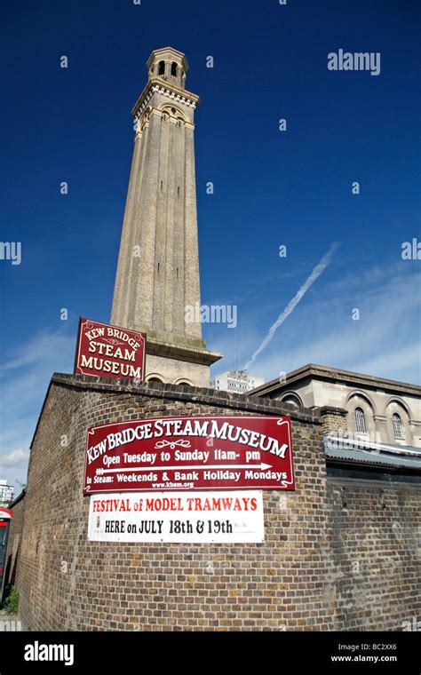 The Standpipe Tower Above The Kew Bridge Steam Museum Near Kew Bridge