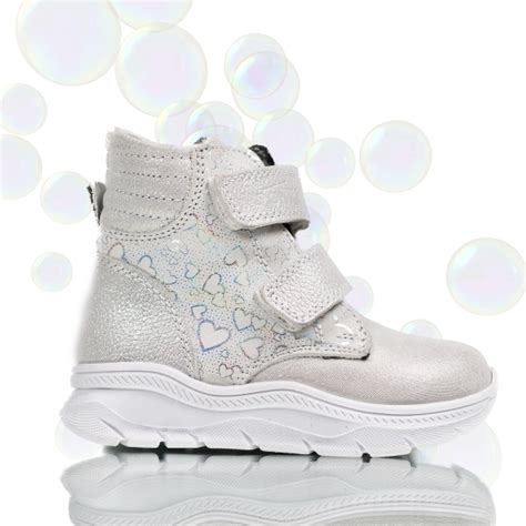 Детски боти PONKI Warrior Silver 21-25