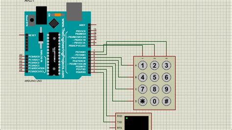 Interfacing Keypad With Arduino In Simulation In Hindi Keypad With