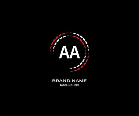 Premium Vector Aa Letter Logo Design