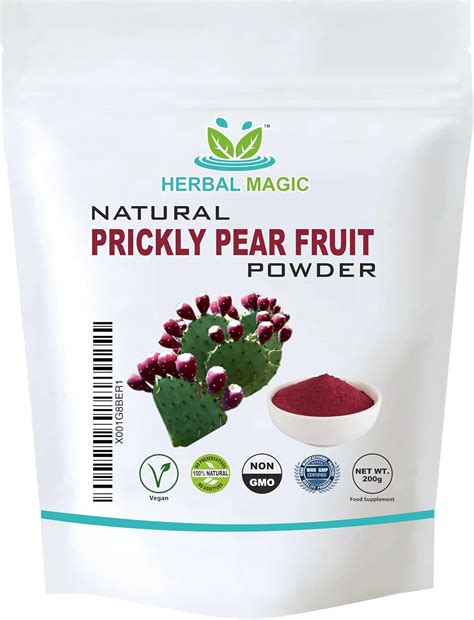 herbal magics pure natural prickly pear fruit powder nopal cactus