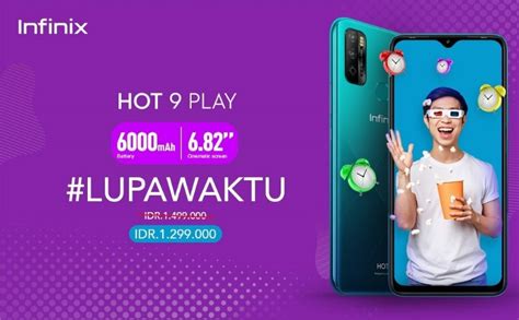 Infinix Hot Play Hp Baterai Mah Harga Sejutaan