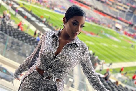 Porsha Williams Wears The Tiniest Denim Bikini While On Vacation With Simon