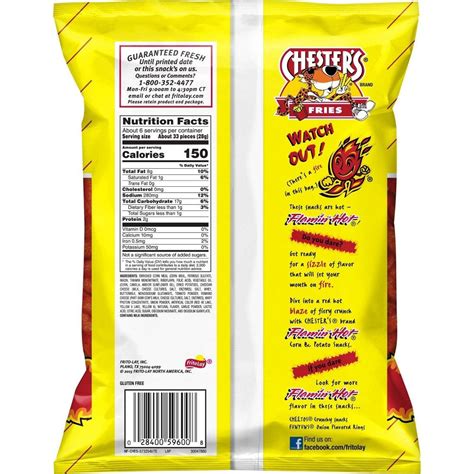 Chesters Flamin Hot Fries Oz