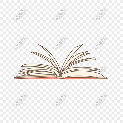 Gambar Buku Terbuka Kartun Png