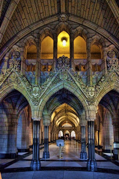 Interior of the Parliament Building in Ottawa, Canada Editorial Photo ...