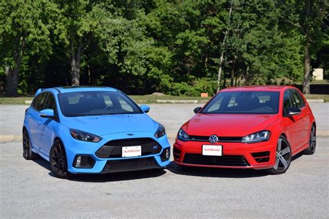 2017 Ford Focus Rs Vs Volkswagen Golf R