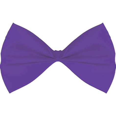 Purple Bow Tie 5 12in X 4in Party City