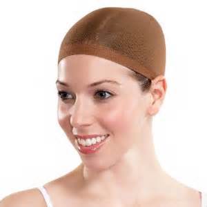 Wig Cap Elasticated Enclosed Design Per Pack In Black Or Nude