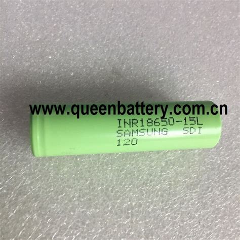 Samsung 15L 18650 INR18650-15L 18A li-ion rechargeable battery cell 3 ...