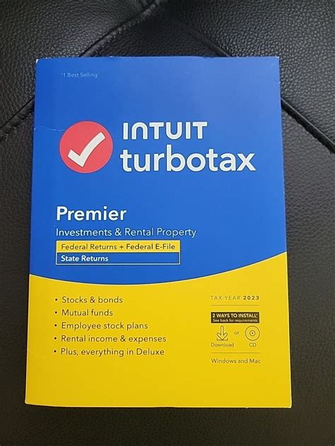 Turbotax Premier 2023 Federal State Grelly Usa