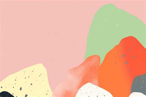 Rock Border Backgrounds Abstract Painting Premium Photo Illustration
