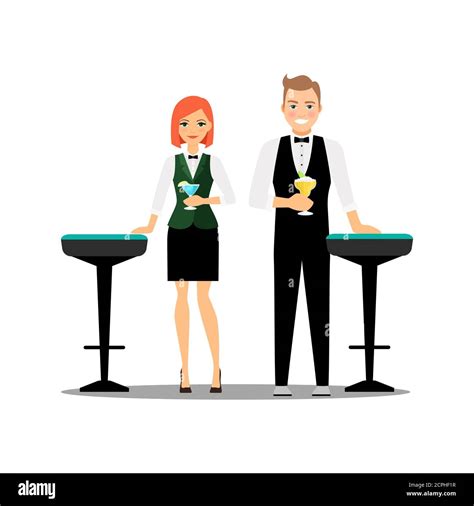 Restaurant Host Clipart