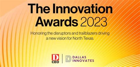 Meet The Finalists The Innovation Awards 2023 Presented By Dallas