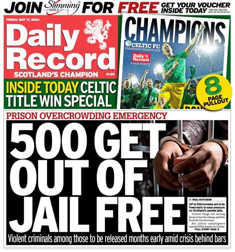 Scotland's papers: Early prisoner release row and nuclear 'secret